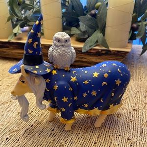 Cow Parade Moolin the Wizard Merlin. VERY RARE